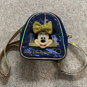 Disney Minnie Mouse 50th Anniversary Sequin Mini Backpack